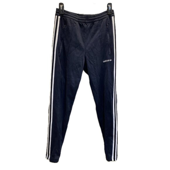 Adidas Dark Navy Blue Track Pants - Size Small - Picture 1 of 8